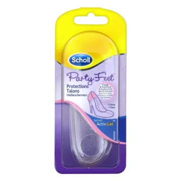 Scholl ActivGel Party Pés Protecções Calcanhares gel invisível