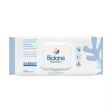 Confezione da 72 salviettine delicate Biolane Expert