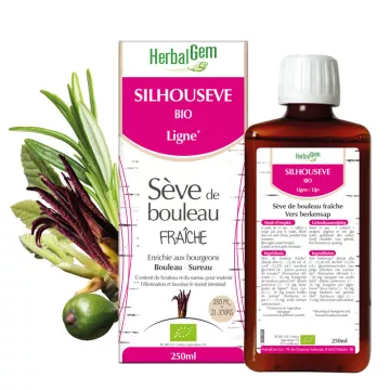 Herbalgem Silhousève Savia de abedul fresca orgánica 250ml