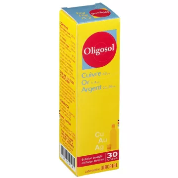 Oligosol Cobre Ouro Prata CU-OR-AG Oligoterapia FL 60ml Labcatal