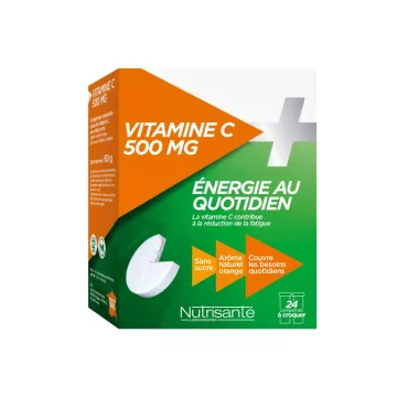 NutriSanté Vitamin C 500mg Daily Energy 24 tablets