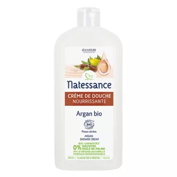 Питательный крем для душа Natessance Organic Argan Nourishing Shower Cream