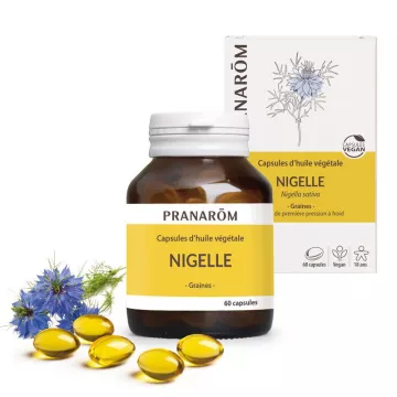 Pranarom Capsules d'huile végétale de Nigelle Bio 60 capsules