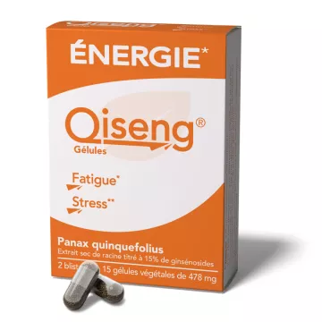 Qiseng Énergie Fatigue Stress 30 gélules