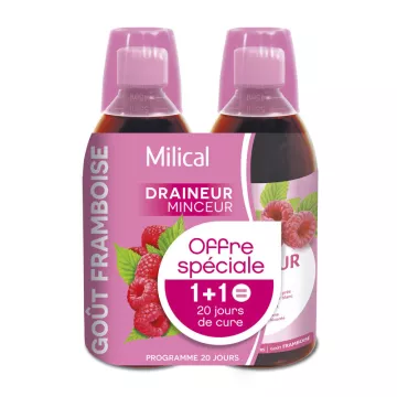 Milical Draineur Minceur Ultra 2 bottles of 500 ml