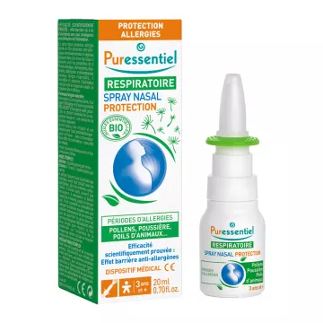 Puressentiel spray nasal para alergia com proteção respiratória 20 ml