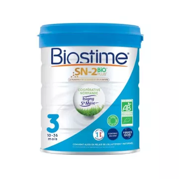 Biostime SN-2 Bio Plus Lait en poudre Bio 3ème âge