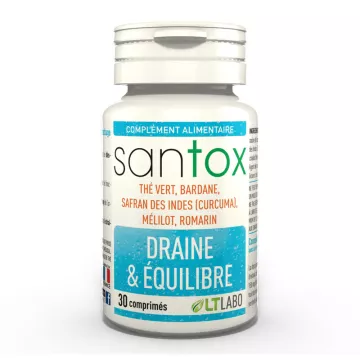 LT Labo Santox Draine et Équilibre en boite de 30 capsules