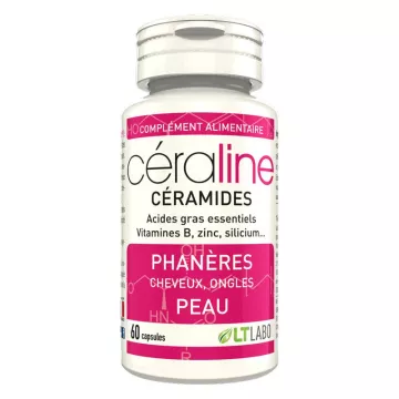 Céraline Céramides + vitamines Phanères Peau 60 capsules