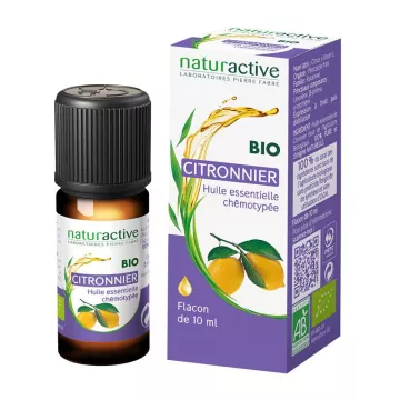 Naturactive Organic Chemotyped LEMON TREE Essential Oil 10ml