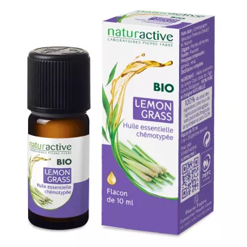 Naturactive Aceite Esencial Orgánico Quimiotipado HIERBA DE LIMÓN 10ml
