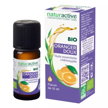 Naturactive Chemotyped Organic Essential Oil 10ml de laranja doce