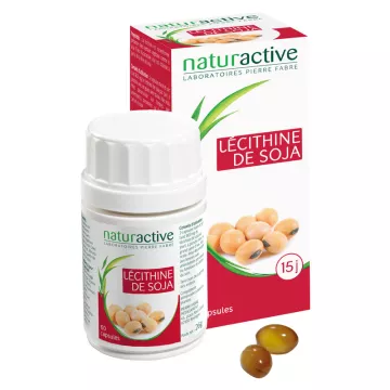NATURACTIVE Lécithine de soja 60 gélules