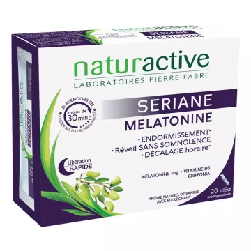 Seriane Melatonine 20 sachets orodispersibles Naturactive