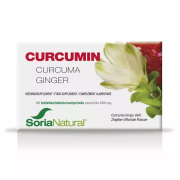 Soria Natuurlijke Curcumine ontstekingsremmend 60 tabletten