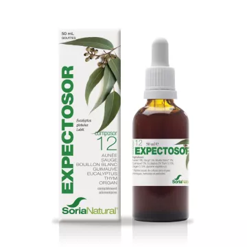 Soria Natural Expectosor C-12 ORL vloeibaarmakend 50ml