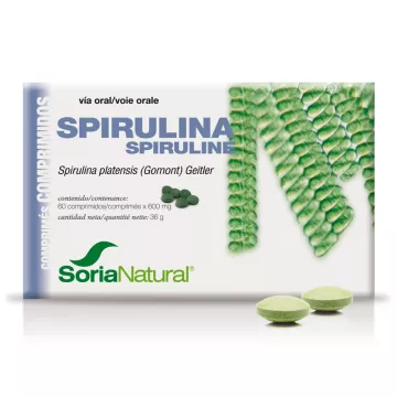 Soria Natuurlijke spirulina 60 tabletten