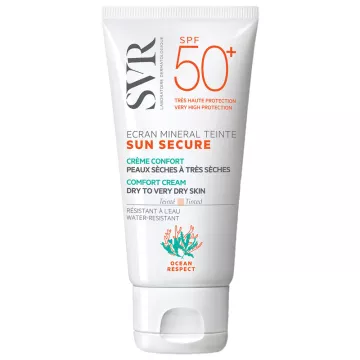 SVR Sun Secure getöntes Mineral Screen SPF50 + trockene Haut