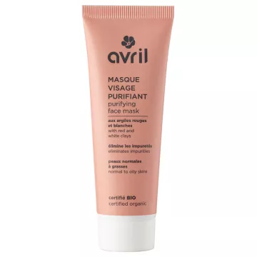 Avril Органическая очищающая маска для лица Нормальная и жирная кожа