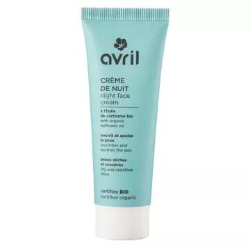 Органический ночной крем Avril для сухой и чувствительной кожи