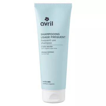 Shampoo de uso frequente orgânico Avril para cabelo normal