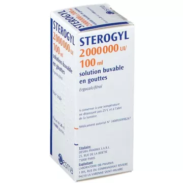Sterogyl Vitamine D Solution buvable 20ml