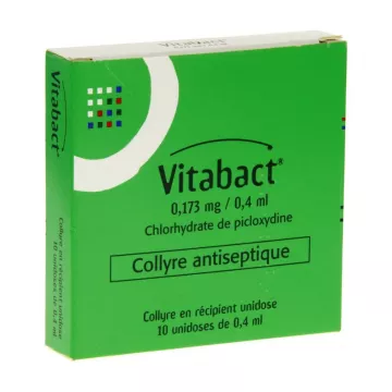 Vitabact Collyre antiseptique 10 unidoses