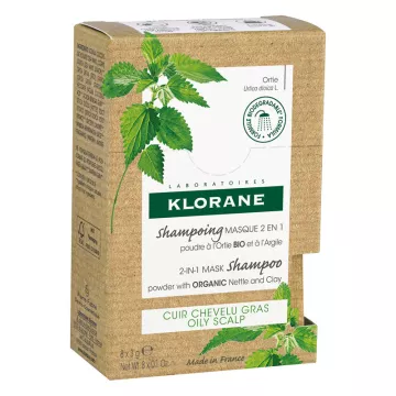 Klorane Capillaire Shampoo Maske 2 in 1 mit Bio-Brennnessel