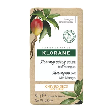 Klorane Capillaire Shampoing Solide à la Mangue