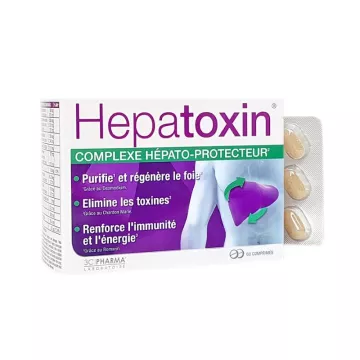 Comprimidos de desintoxicação de hepatoxina 60 3C Pharma