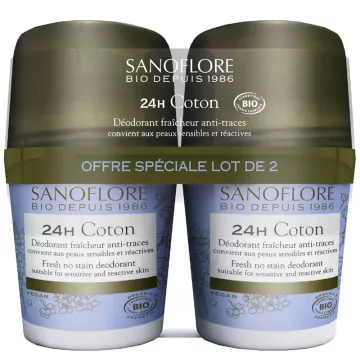 Sanoflore Coton Deodorant Wirksamkeit 24H