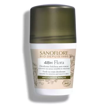 Sanoflore Дезодорант шариковый облако 48H свежесть шариковый