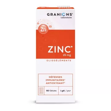 Granions Zinc 15mg Immune Defenses 60 capsules