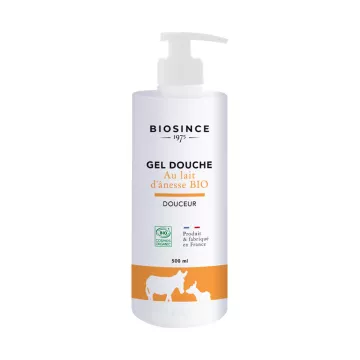 Biosince Shower Gel with Organic Donkey Milk Gravel 500ml