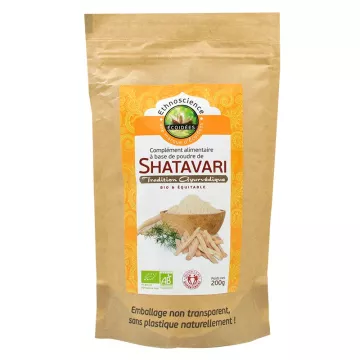 Ecoidées Shatavari em Pó Biológico 200 g