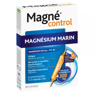 Magné Control 20 ampoules Magnésium et vitamine B6