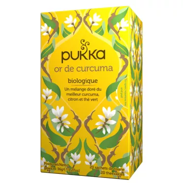 Pukka Bio Thé mobilité & articulations Or de curcuma 20 sachets