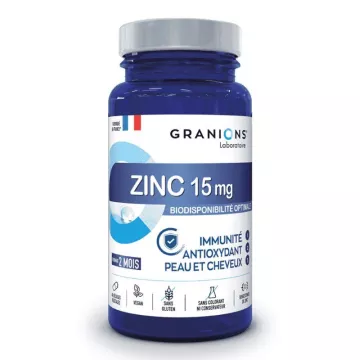 Granions Zinc 15mg Immunity and Antioxidant Skin and Hair
