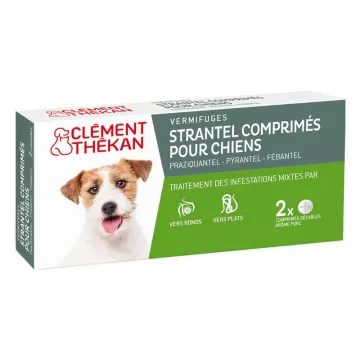 Vermifuge STRANTEL CHIEN/chien XL CLEMENT THEKAN 2 COMPRIMES