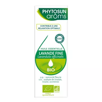 Óleo essencial de lavanda fina orgânica Phytosun Aroms