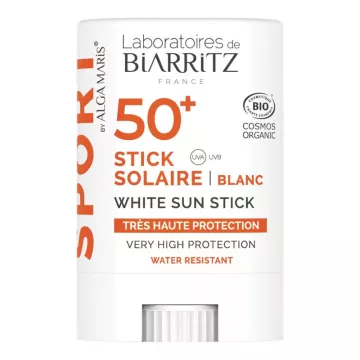 Alga Maris Organic Sun Stick Spf 50+ para Desportistas Biarritz 12g