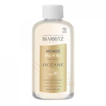 Monoï Océane Fleur de Tiaré Bio Biarritz 100 ml