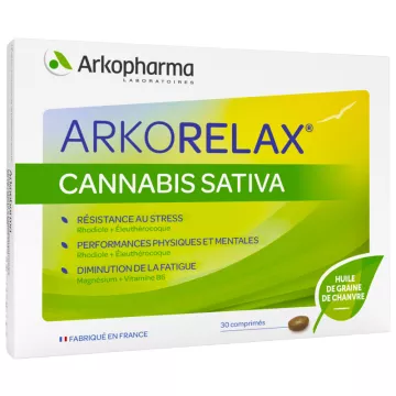 Arkorelax Cannabis sativa 30 comprimés Arkopharma