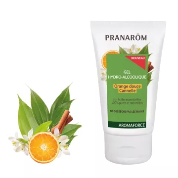 Aromaforce Hydro-alcoholic gel + orange / Cinnamon Pranarom