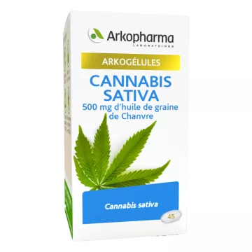 Arkocaps Cannabis Sativa Arkopharma 45 Kapseln