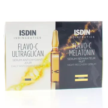 ISDIN Flavo-C Ultraglican + Flavo-C Melatonin 20 vials