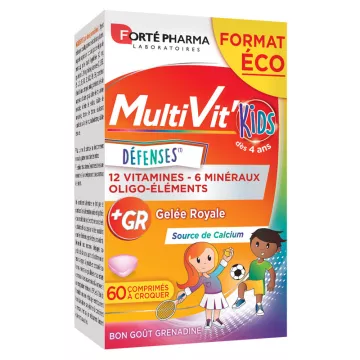 Comprimidos mastigáveis infantis Forté Pharma Multivit '