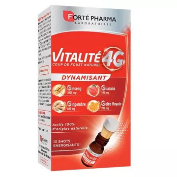 Forté Pharma Vitalite 4g Dynamisant 10 Shots à 10 ml