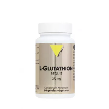 Vitall + L Glutathione Reduced 50mg 60 capsules