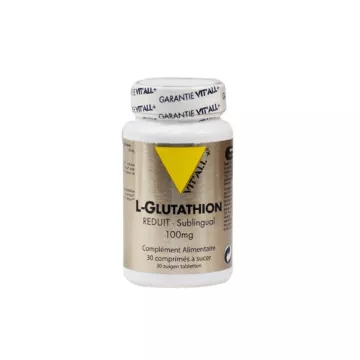 Vitall + L-глутатион 100 мг сублингвально 30 жевательных таблеток